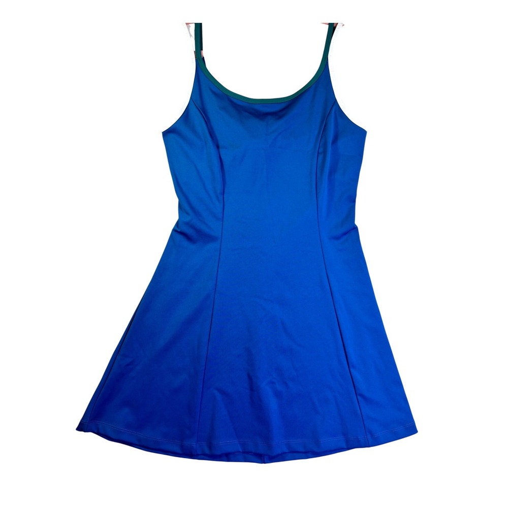 Sincerely Jules Active Blue Tennis Dress Cutout Back with Shorts Set Large